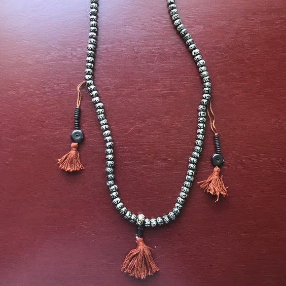 Yak bone Sanskrit prayer bead Meditation mala - Picture 4 of 11